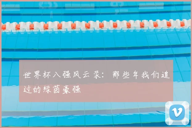 世界杯八强风云录:那些年我们追过的绿茵豪强